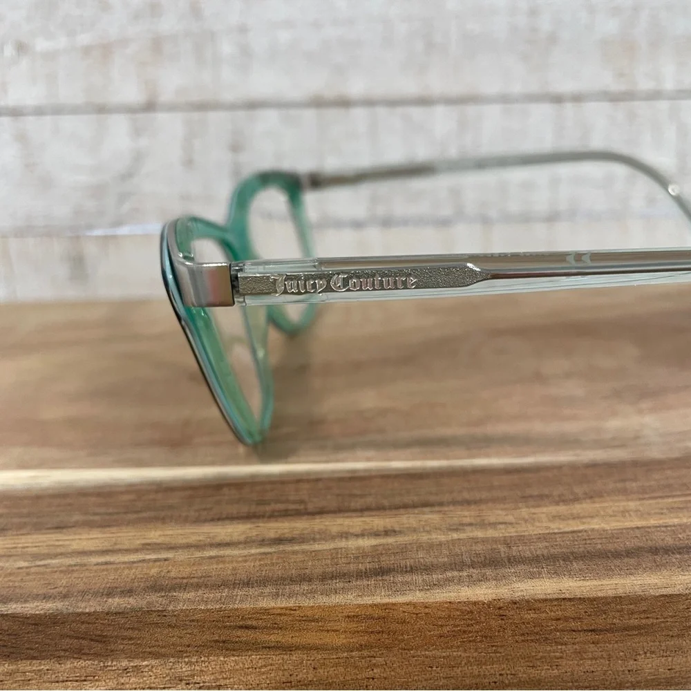 JUICY COUTURE JU152 Tortoise Mint Turquoise Rectangle Cat Eye FRAMES 135